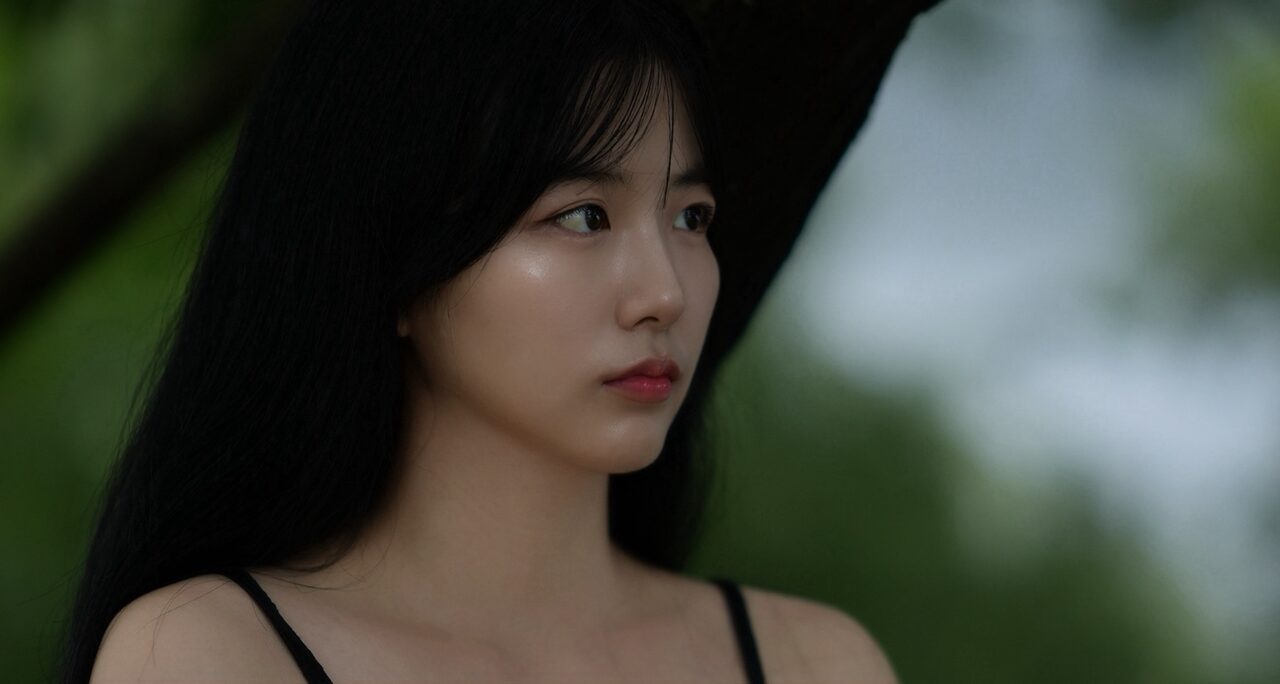물안개 피는 아침, 물의정원의 유영